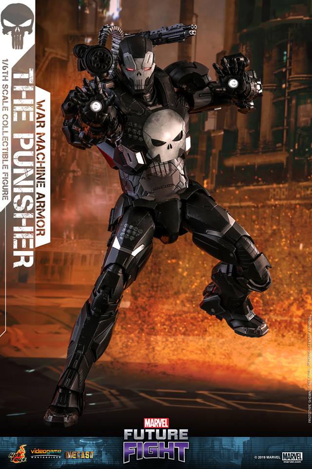 Hot Toys VGM33D28 MARVEL FUTURE FIGHT - THE PUNISHER (WAR MACHINE ARMOR)