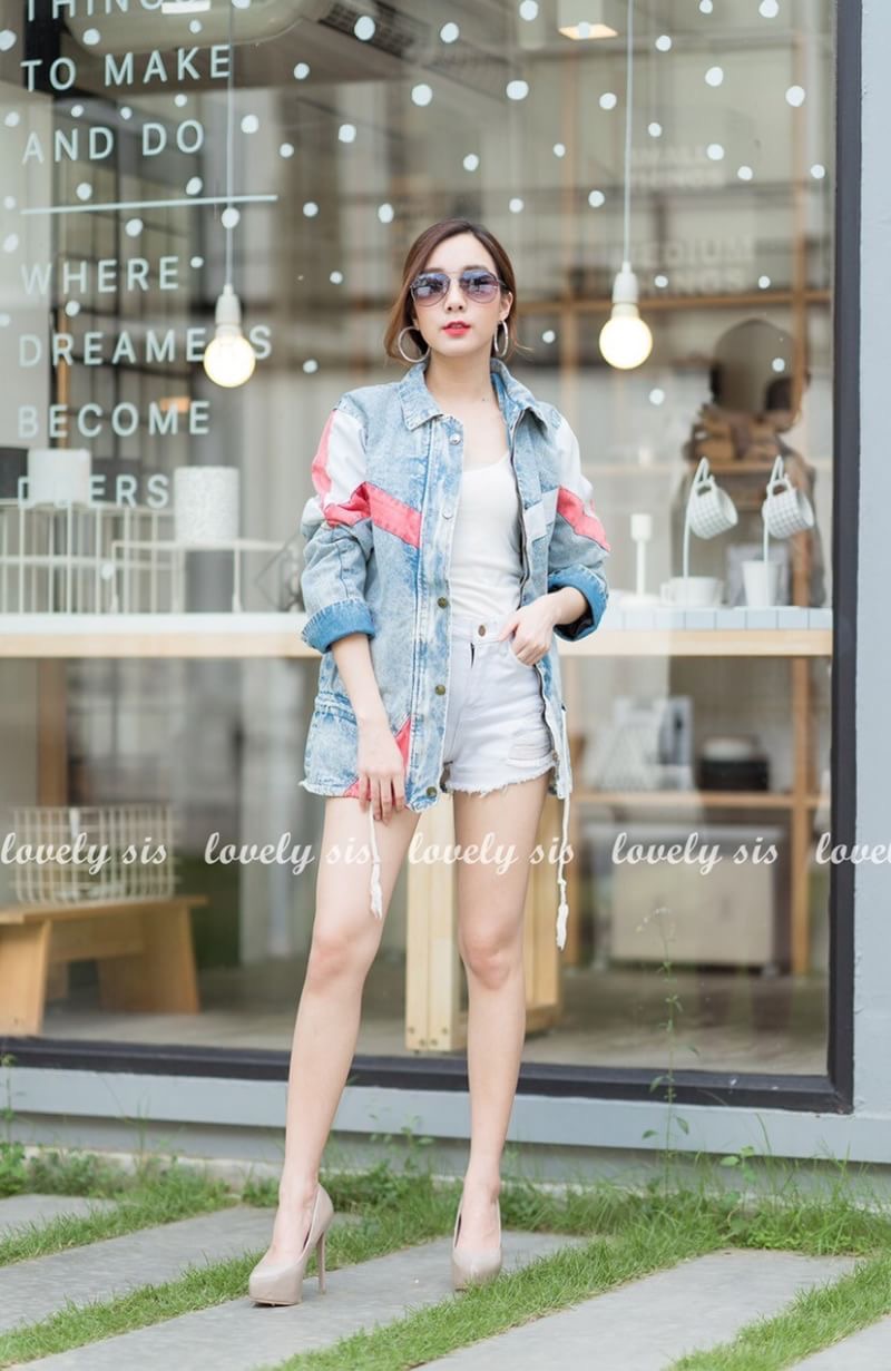 แจ็คเก็ตยีนส์กันหนาว เสื้อกันหนาวสไตล์เกาหลีมีขนด้านในใส่แล้วอุ่นค่ะ