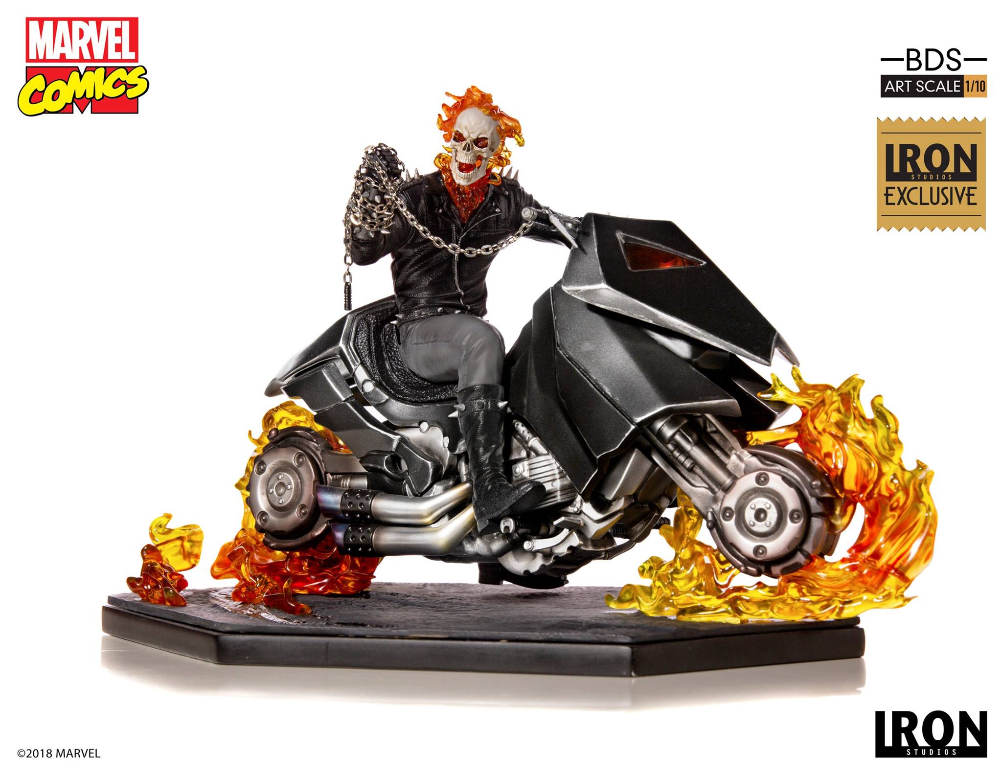 Iron Studios BDS Art Scale 1/10 Marvel Comics Series 5 - Ghost Rider (EX)