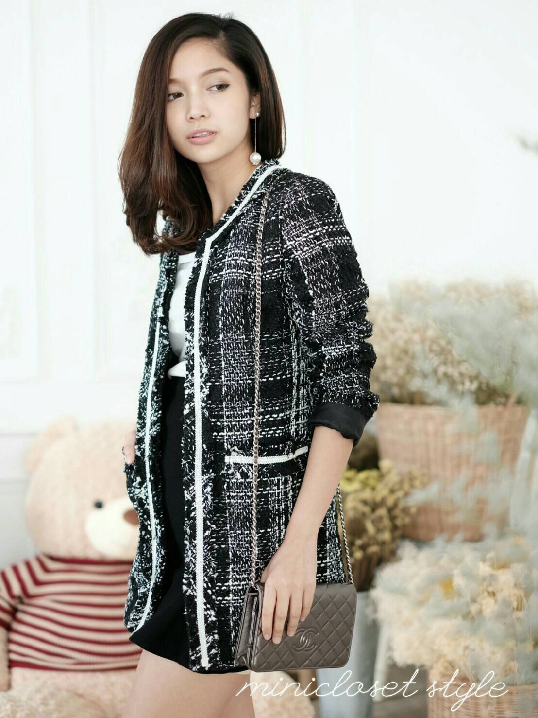 เสื้อคลุมผ้าทวิต เสื้อคลุมยาว เสื้อคลุมผ้าทวีต