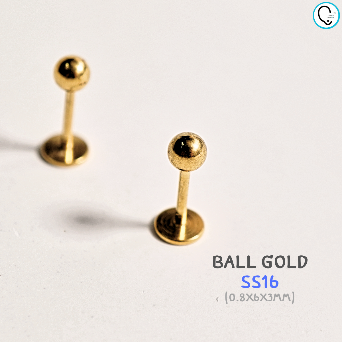 “เช็คสินค้าทัก line ก่อนโอนนะคะ” จิวแป้นแบน แบบเสียบ และ แป้นขันน๊อต สแตนเลสเกรดมีตัดแพทย์_SS00