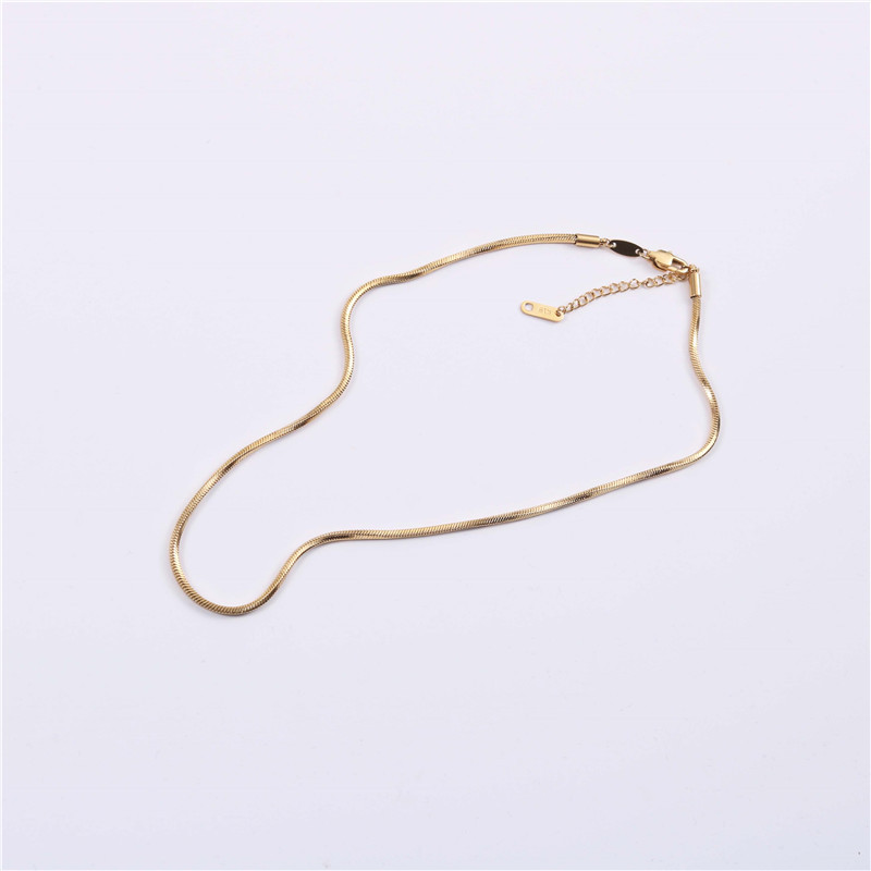 “เช็คสินค้าทัก line ก่อนโอนนะคะ” สร้อยคอสำหรับผิวแพ้ง่าย Praye กว้าง 0.2cm ไม่มีจี้_NT345C