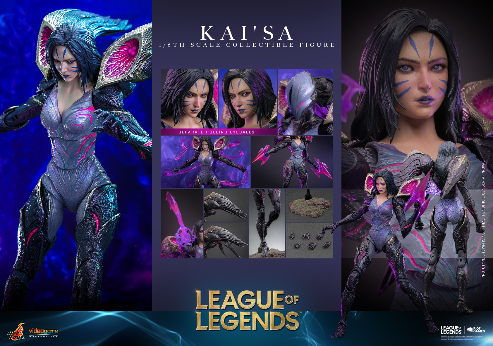 Hot Toys VGM57 1/6 League of Legend - Kai'Sa - AcareToys