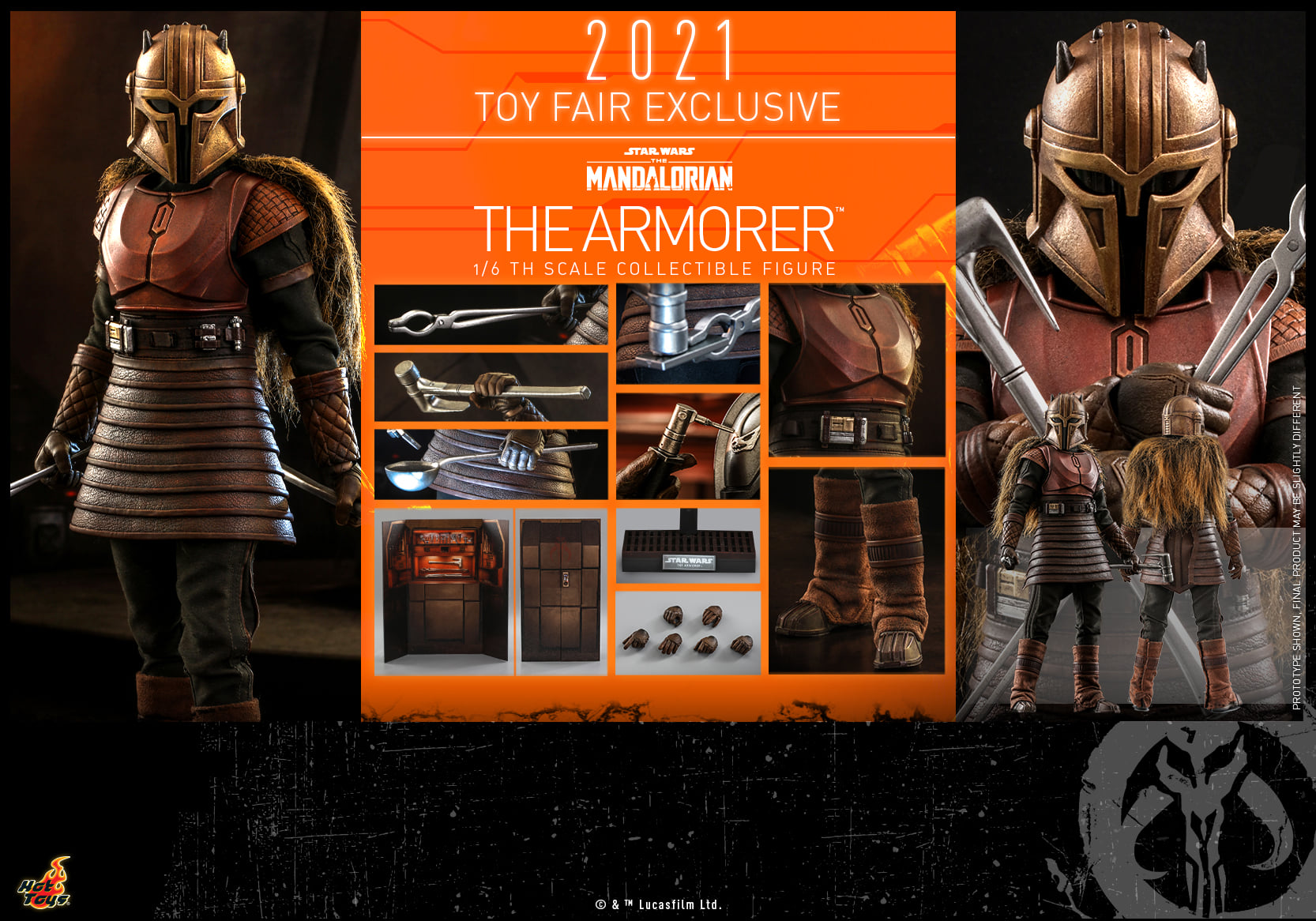 Hot Toys TMS044 1/6 Star Wars: The Mandalorian™ - The Armorer™ [Toy Fair Exclusive 2021]