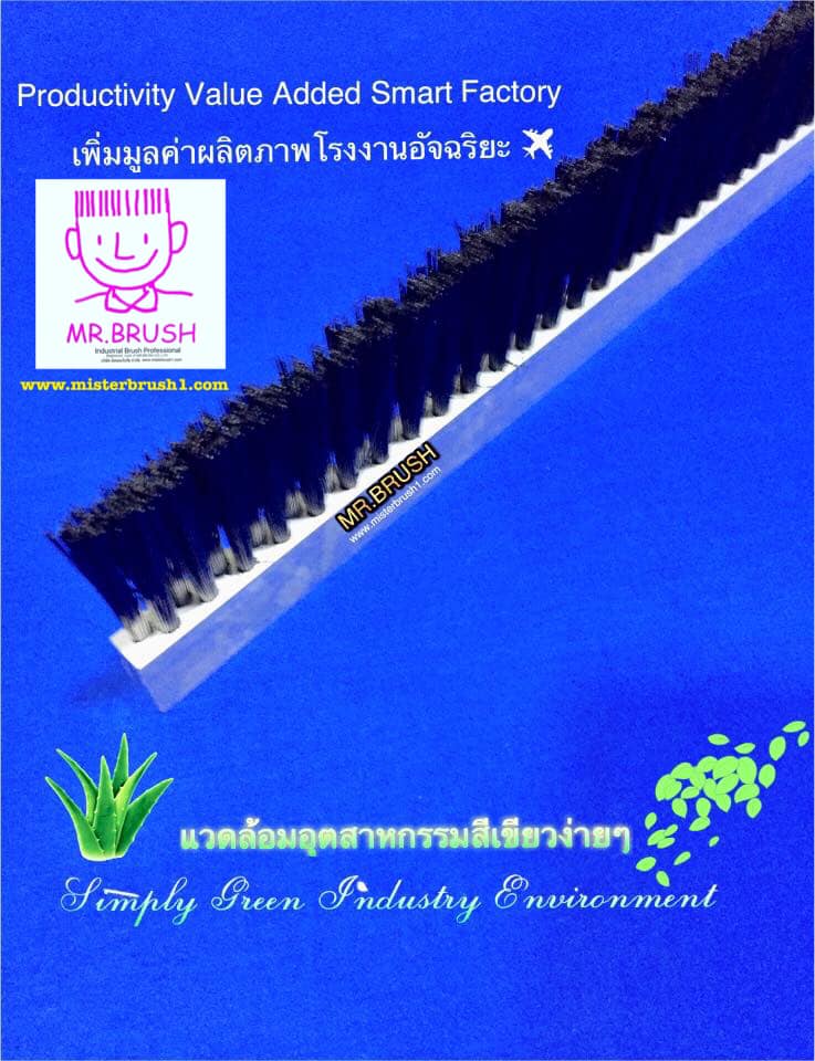 แปรงแถบแท่งตันขนไนลอน