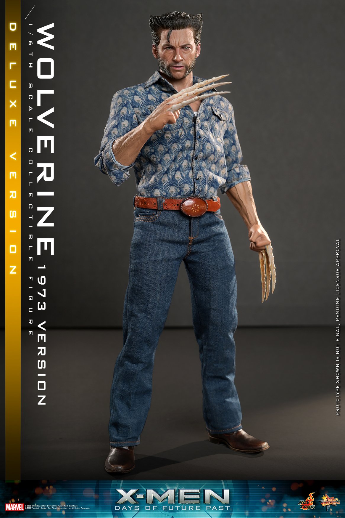 Hot Toys MMS660B 1/6 X-Men: Days of Future Past - Wolverine 1973 Version (Deluxe Version) [Special Edition Bonus]