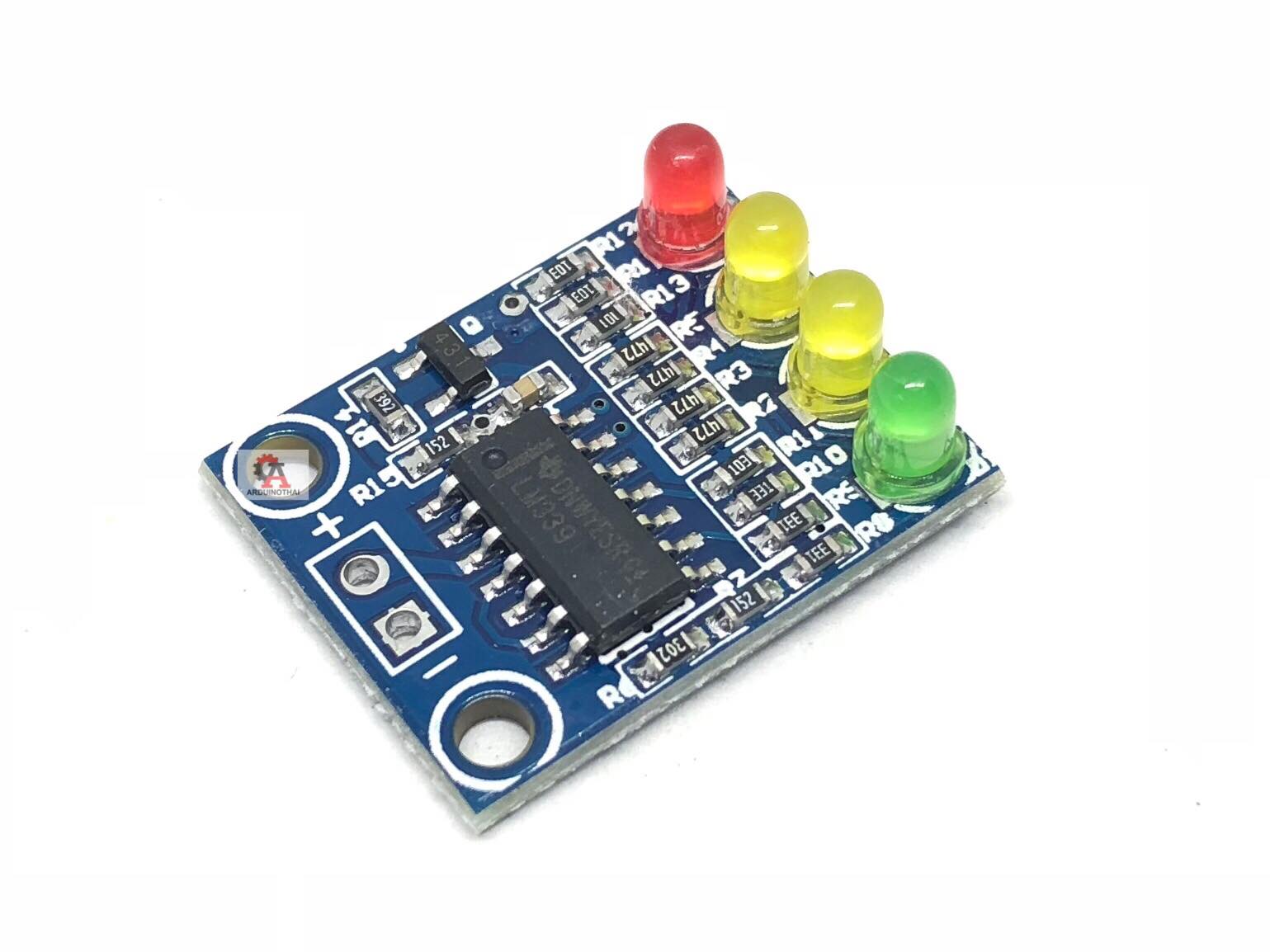 โมดูลแจ้งเตือนระดับแบตเตอรรี่ battery 4 level power indicator module 12V สต็อกไทยส่งไว