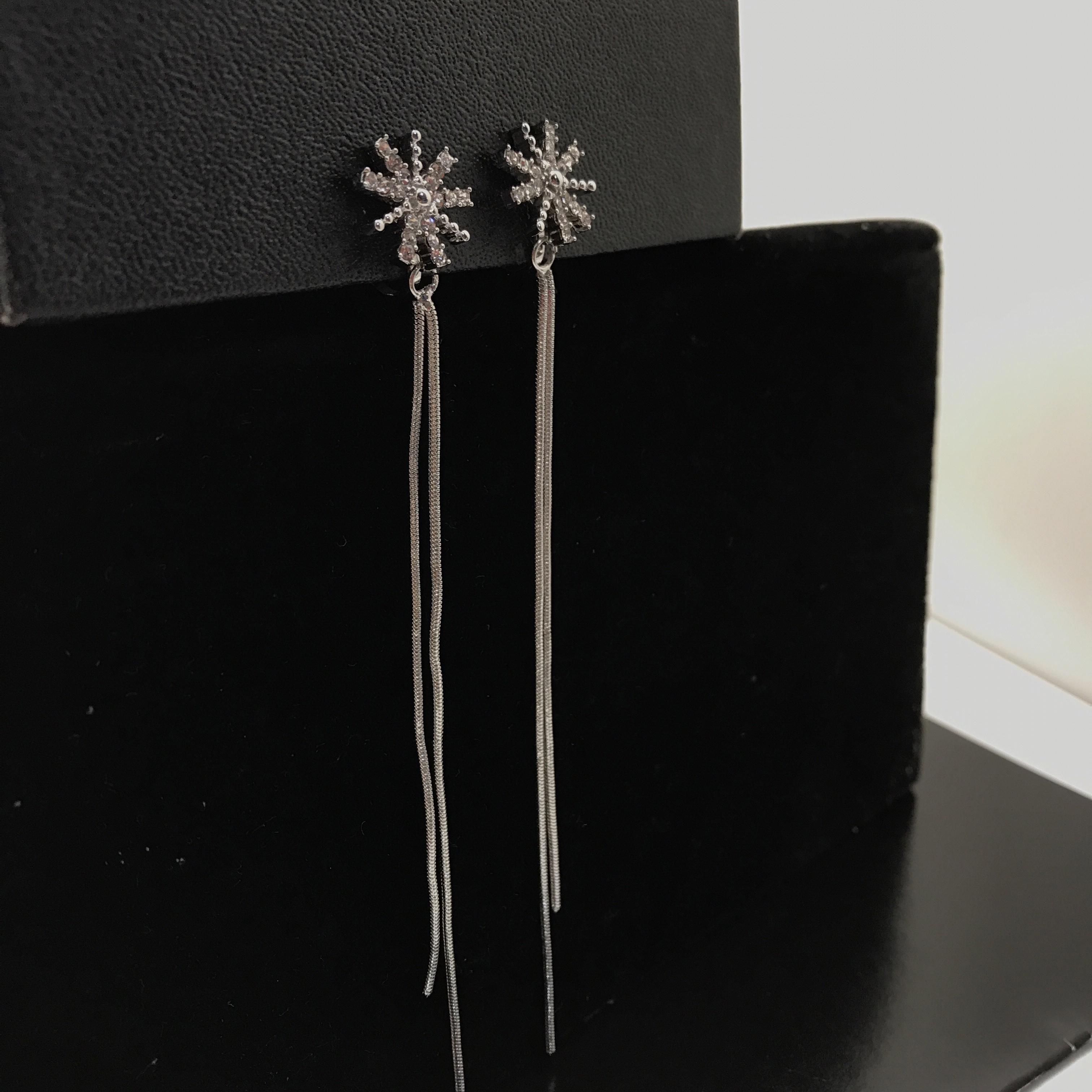 ต่างหูหนีบ Meteor มีซิลิโคนรอง หนีบไม่เจ็บ เงินแท้92.5% ไม่เจาะหูก็สวยได้_160