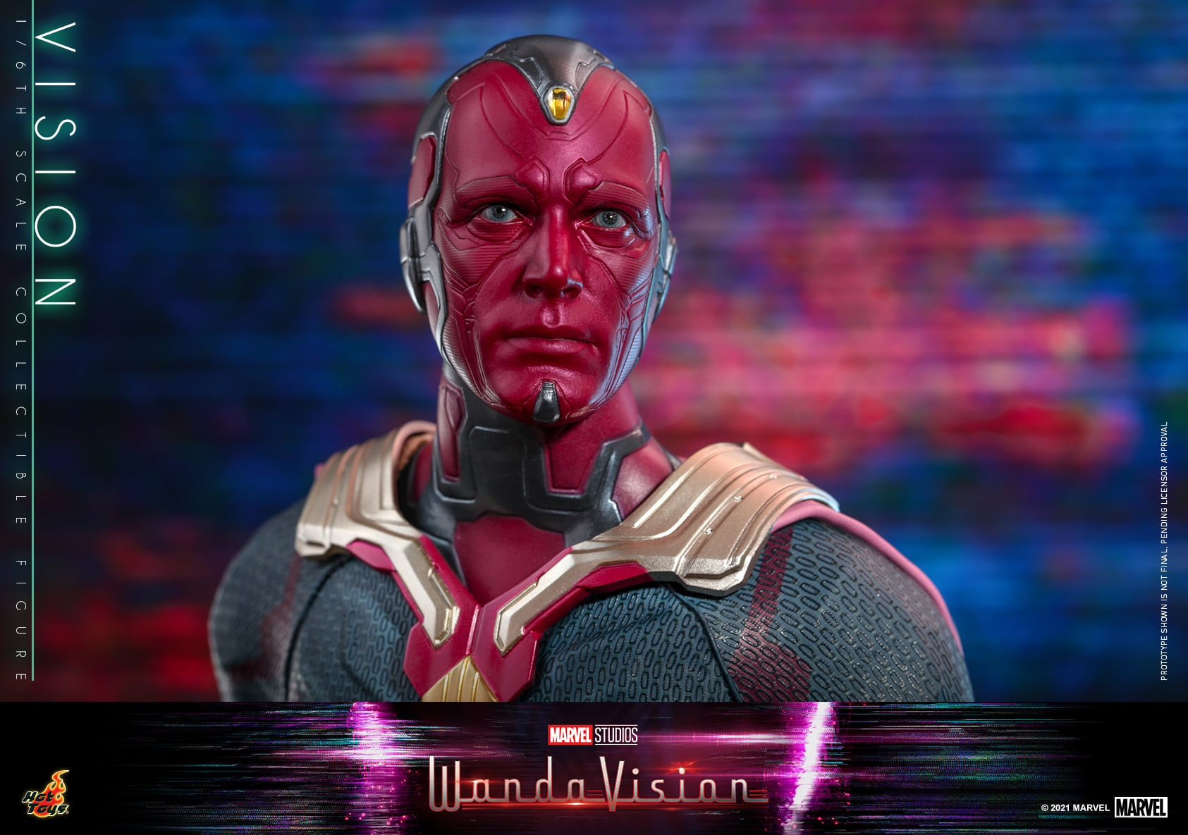 กล่องบุบ 1 มุม Hot Toys TMS037 1/6 WandaVision - Vision