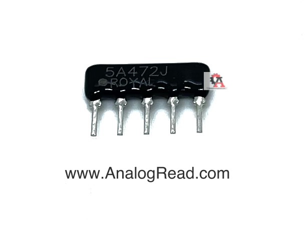 Resistor Network Array (4.7K) 5PIN จำนวน 1ตัว