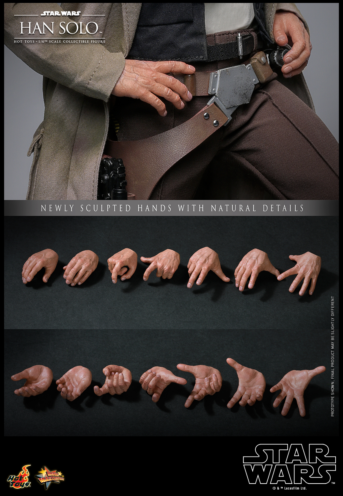 Hot Toys MMS740 1/6 Star Wars: Return of the Jedi™ - Han Solo™