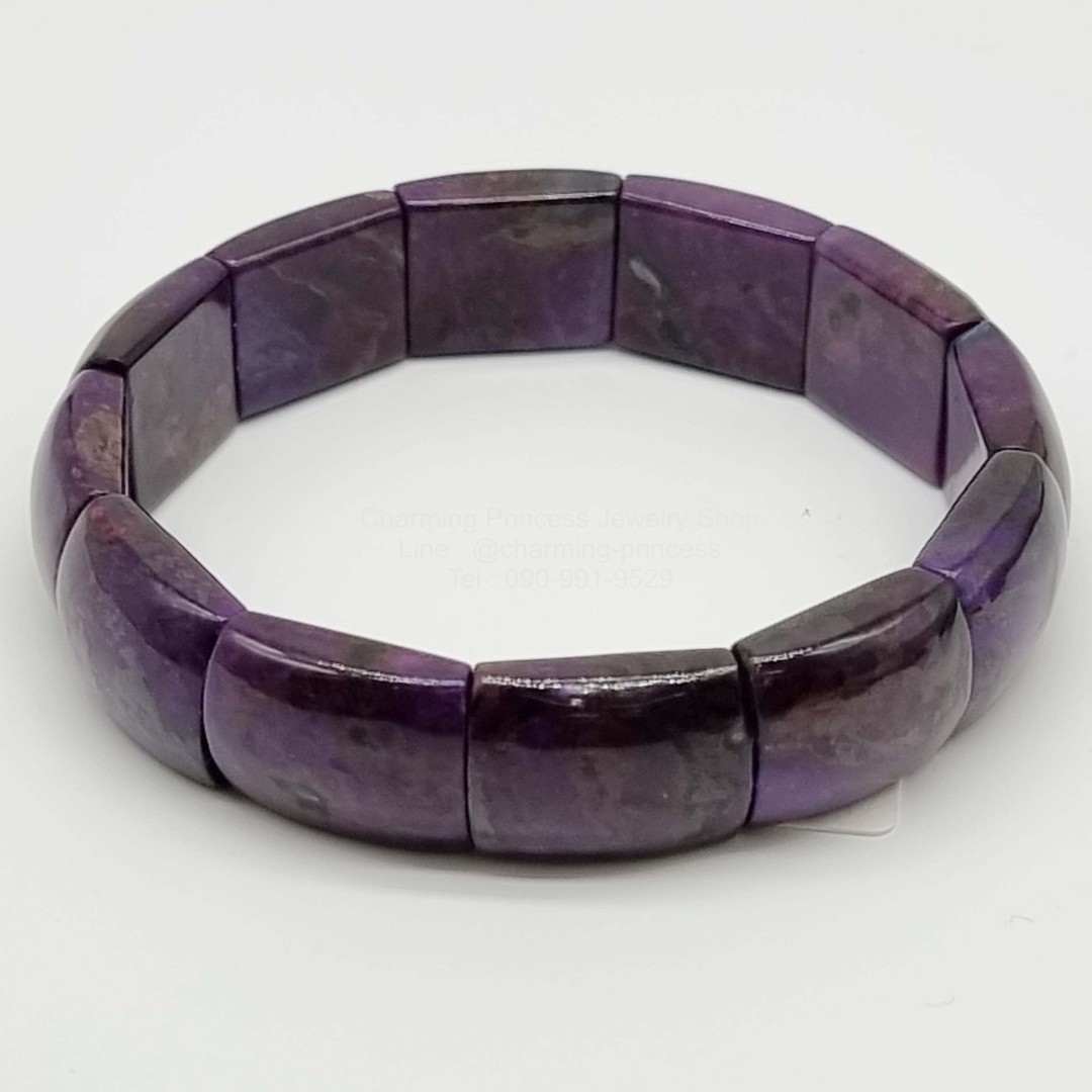 Sugilite Bangle / กำไลข้อมือซูกิไลต์ AAA+ เสริมสร้างความริเริ่ม ทำให้มีสมาธิและมีความจำที่ดีขึ้น