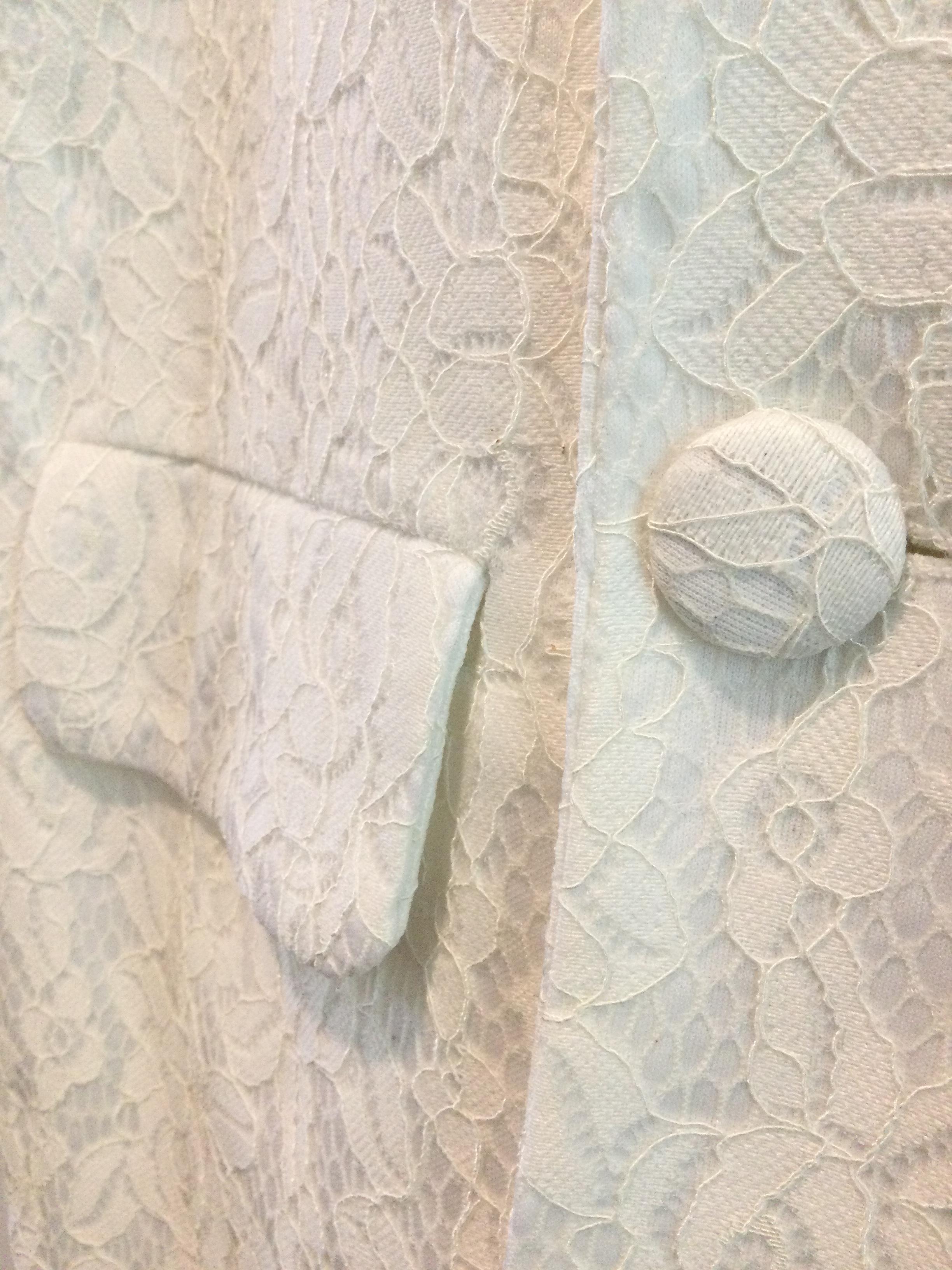 เบลเซอร์สูท สูทลูกไม้ความยาวคลุมสะโพก ผ้าลูกไม้อย่างดีซับในทั้งตัว