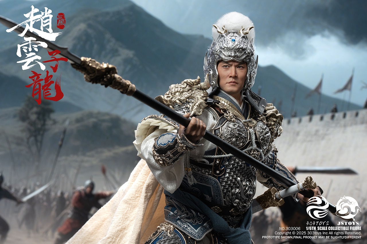 303TOYS x JSTOYS NO.303006 THREE KINDOMS - EVER-VICTORIOUS ZHAO YUN, ZILONG (EXCLUSIVE EDITION)