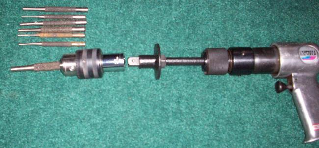 CH07 หัวจับสว่านแปลงใส่ บล้อกลม บล็อกไฟฟ้า 1/2 4 หุน ดัดแปลงงาน DIY