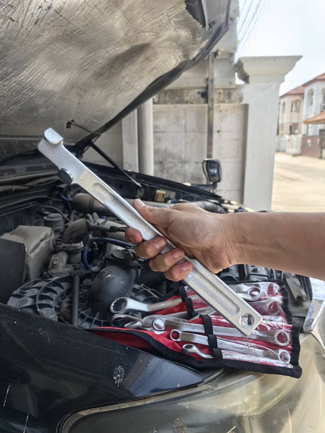 AD53 ด้ามต่อประแจแหวน ปากตาย 13 นิ้ว ของแท้เกรด Cr-V