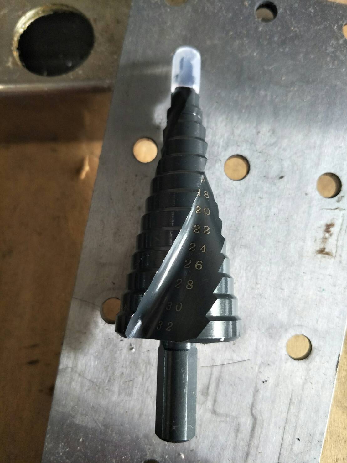 ST09 ดอก Step Drill 4-32 mm คุณภาพสูงสำหรับงาน เหล้ก /สเตนเลส ไม่เกิน 3 มิล