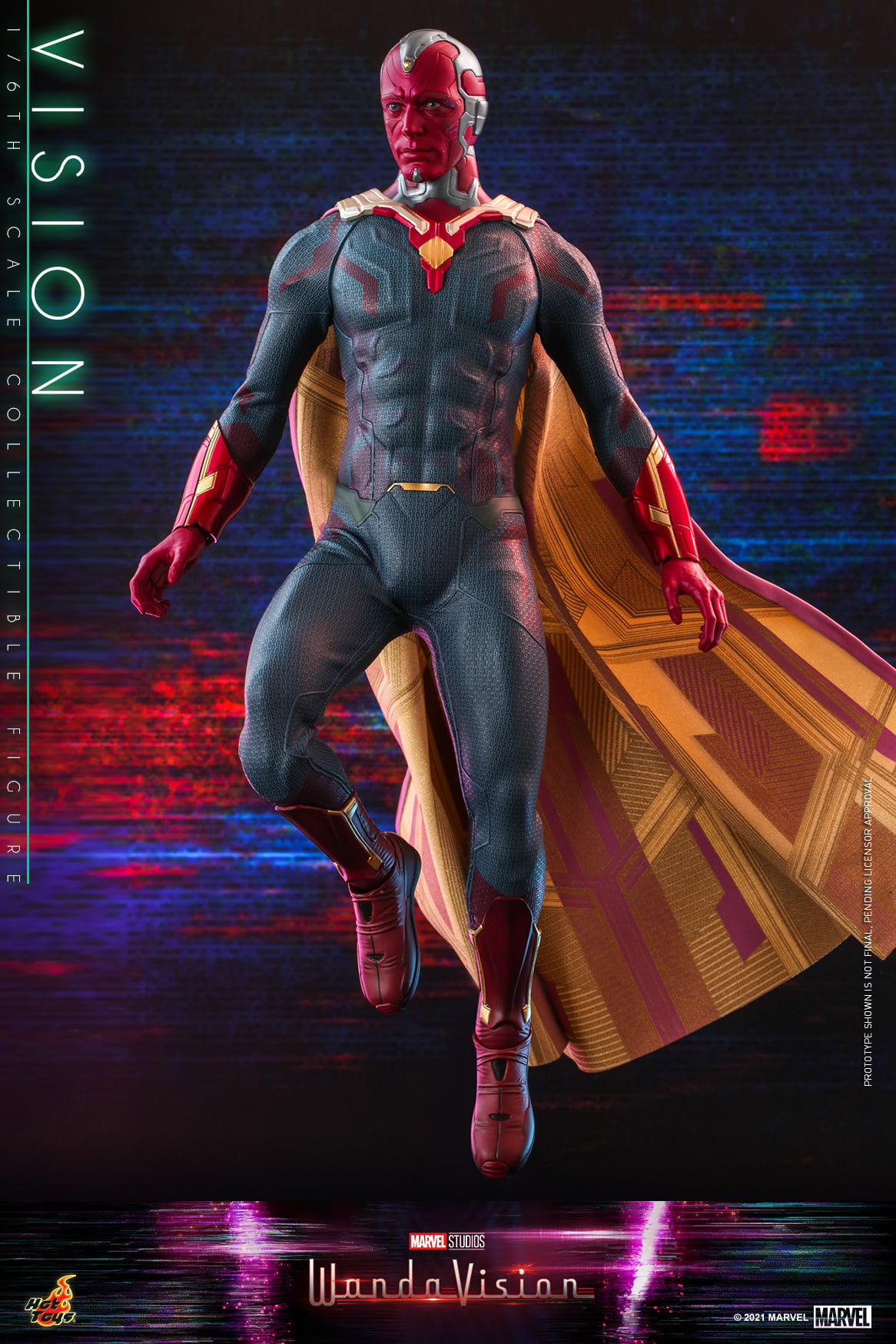 กล่องบุบ 1 มุม Hot Toys TMS037 1/6 WandaVision - Vision