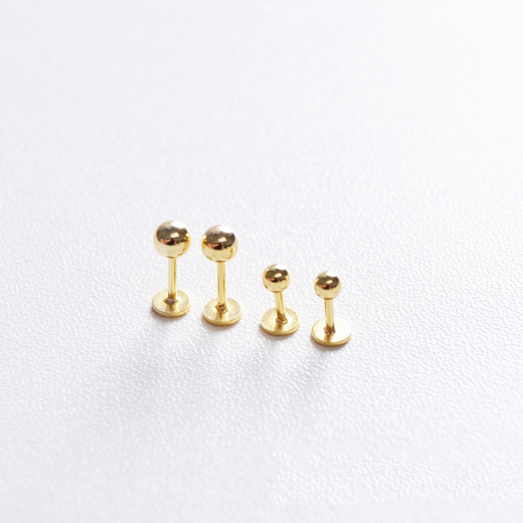 “เช็คสินค้าทัก line ก่อนโอนนะคะ”ต่างหูสำหรับผิวแพ้ง่าย จิวเงินแท้ 92.5% ก้านมาตรฐาน แบบขันน็อต Flat Ball_ES479