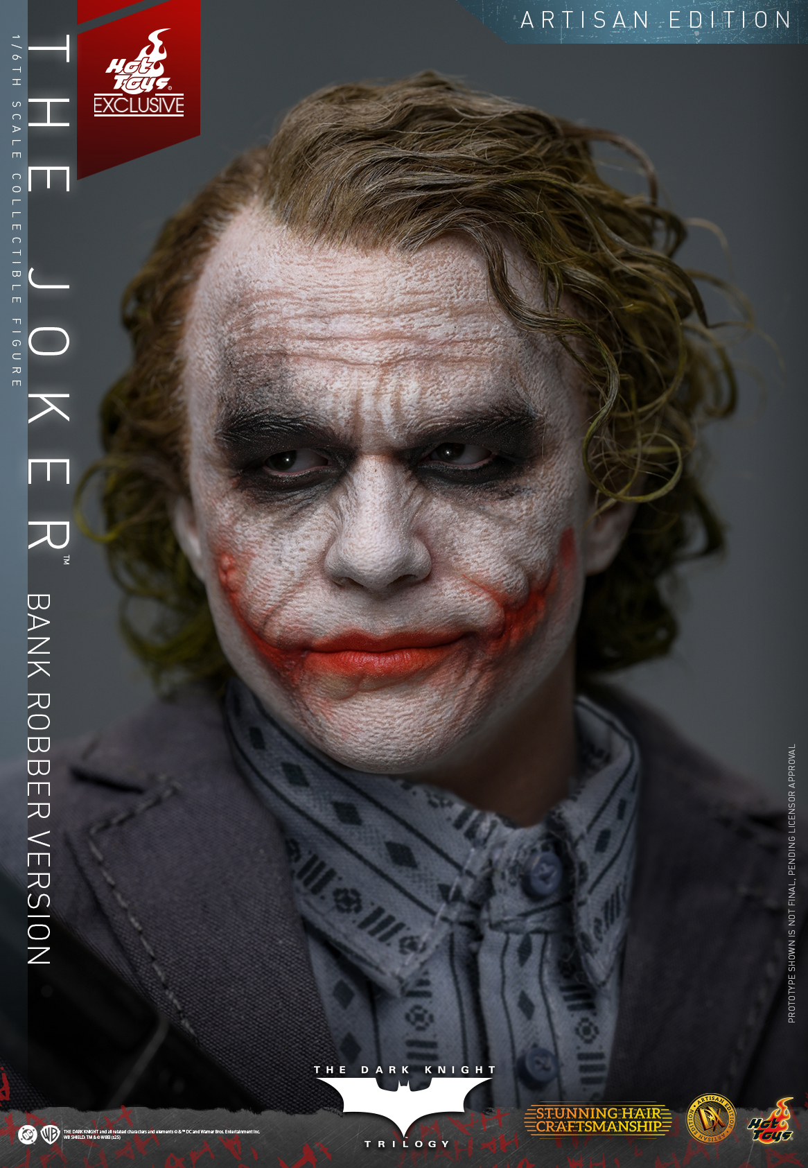 Hot Toys DX51AE The Dark Knight Trilogy - The Joker (Bank Robber Version) (Artisan Edition) [Hot Toys Exclusive]