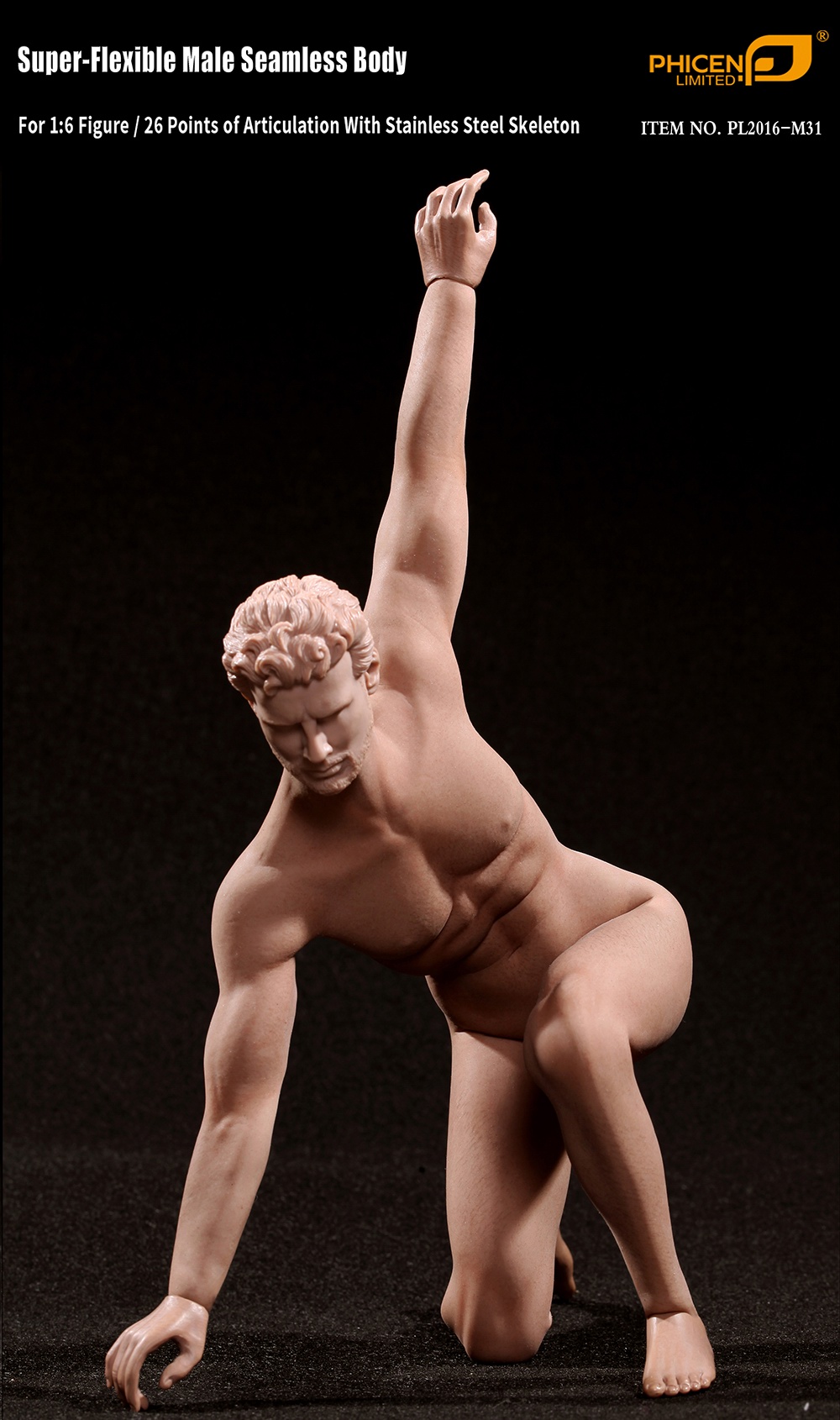 PHICEN PL2016-M31 Super-Flexible Male Seamless Body