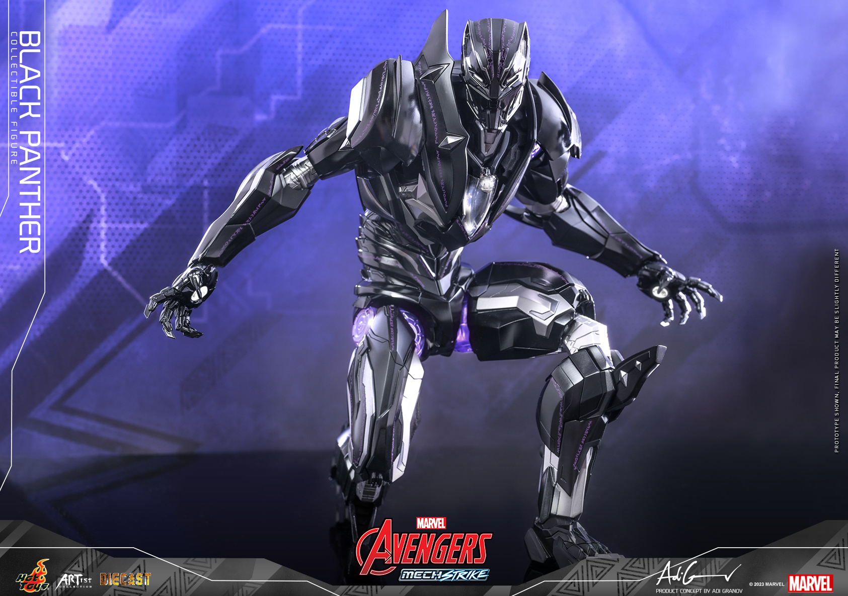 Hot Toys AC05D55 1/6 Marvel’s Avengers Mech Strike - Black Panther