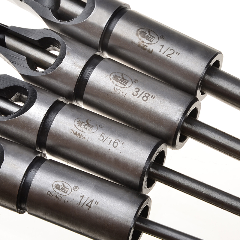 DS04 ชุดดอกเจาะรูไม้สี่เหลี่ยม 1/4 -1/2 สำหรับเจาะรูต่อโต๊ะ เก้าอี้ DIY