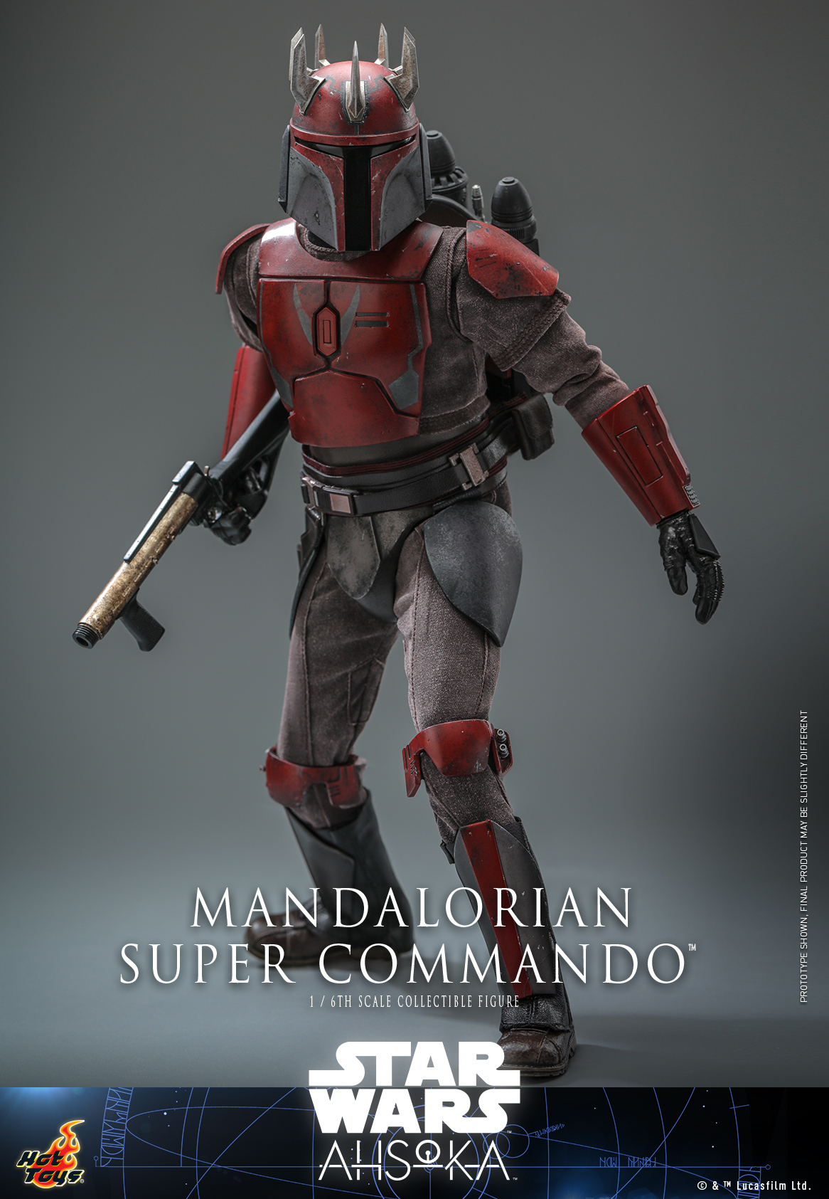 Hot Toys TMS127 1/6 Star Wars: Ahsoka™ - Mandalorian Super Commando™