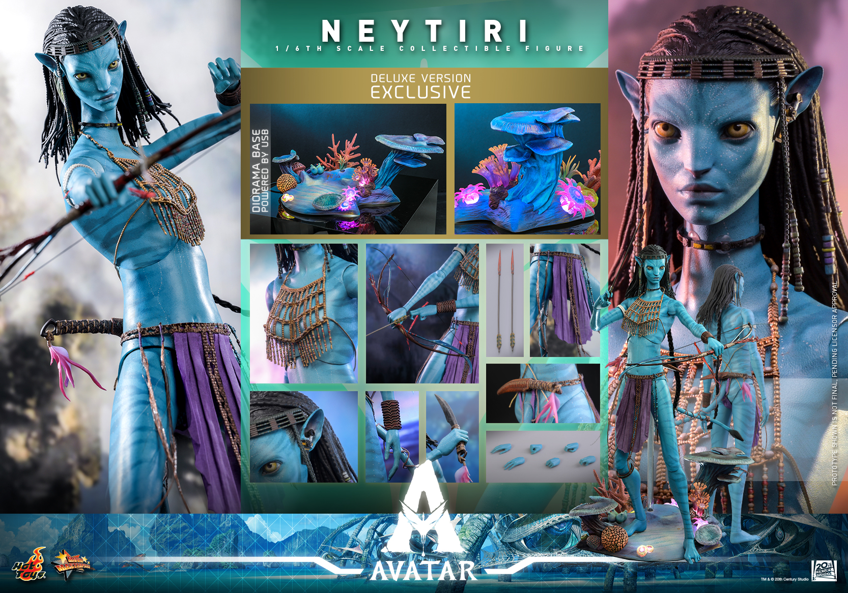 Hot Toys MMS686 1/6 Avatar : The Way of Water - Neytiri (Deluxe Version)