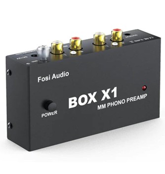 Fosi Audio BOX X1 MM Phono Preamplifier คุณภาพสูง เสียงที่คมชัด เสียงรบกวนต่ำ ประกันศูนย์ไทย