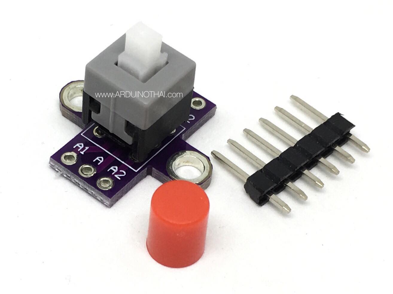 Lock Button Switch โมดูลสวิตช์กดติดกดดับ CJMCU-010 สต็อกไทยส่งไว