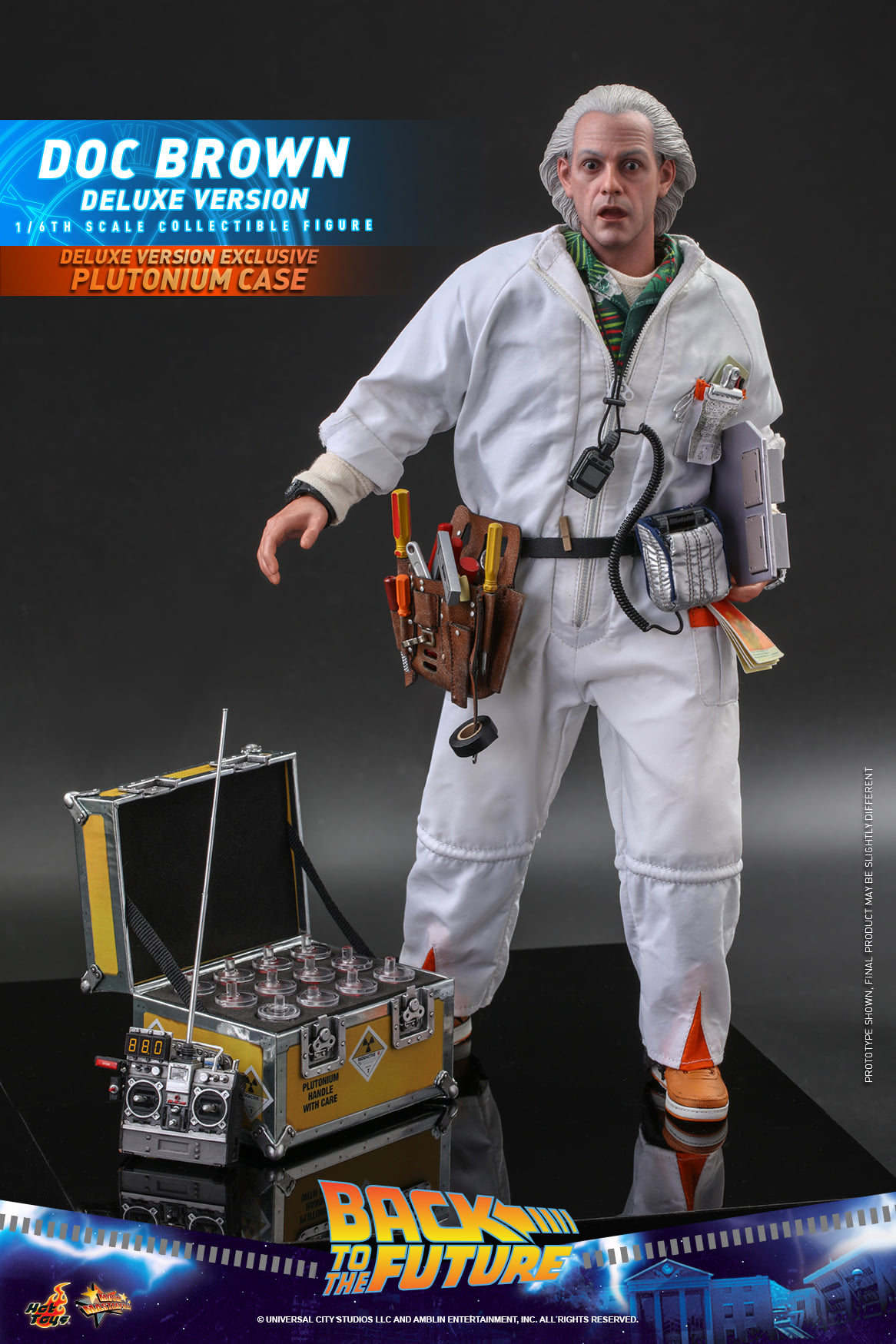 Hot Toys MMS610 1/6 Back to the Future - Doc Brown (Deluxe Version)