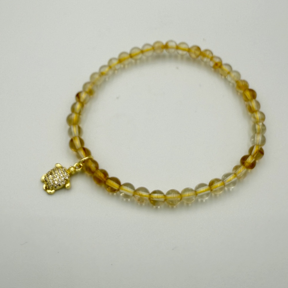 Citrine หรือ ซิทริน 4 มม เต่าแห่งความมั่งคั่ง เดินช้าแต่มั่นคง สู่ความสำเร็จที่ยั่งยืน