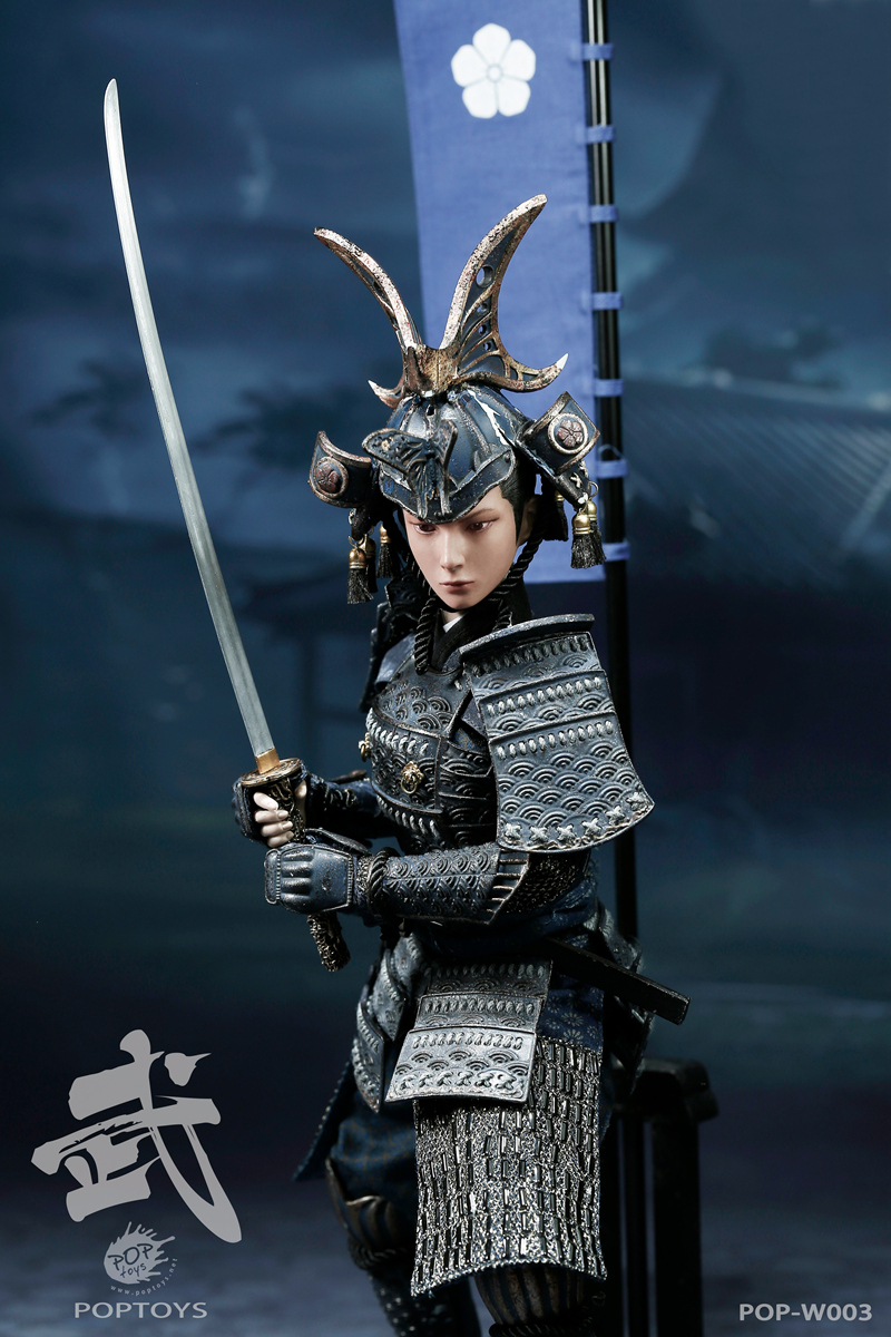 POPTOYS W003B The Second of Warrior Women Series: The Butterfly Helmets Female Warriors - The Old Armor (Luxury Version)