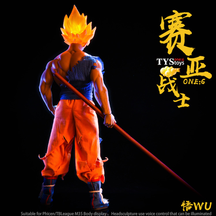 TYS Cosplay WU series 1/6 Saiyan Warrior Wu