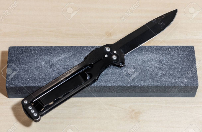 S01 หินลับมีดตราคนป่าขนาด 8 นิ้ว