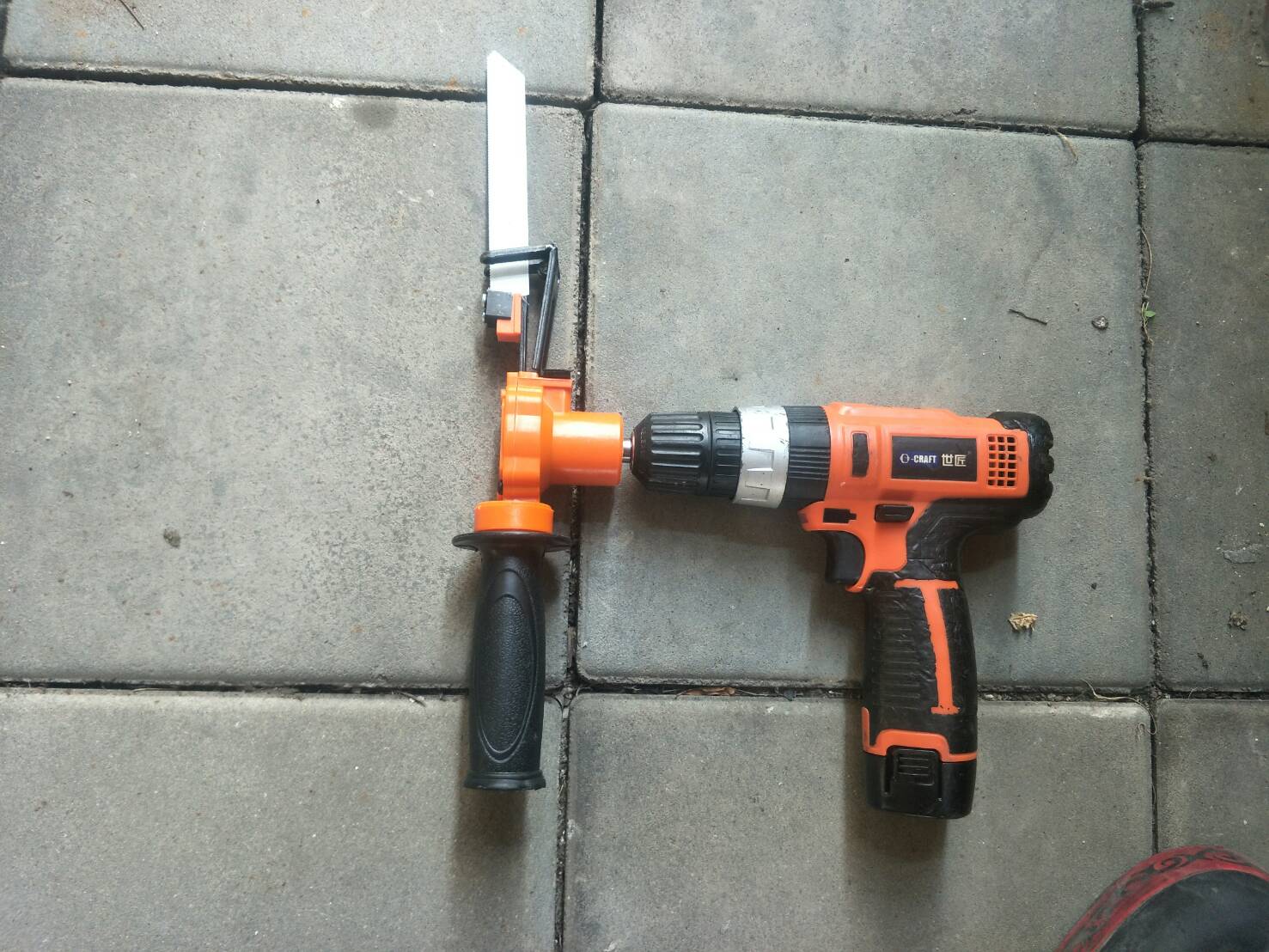 AD36 ชุดแปลงสว่านเป็นเลื่อยชักสำหรับงานเบา ไม้ ท่อ PVC อลูมิเนียมบาง