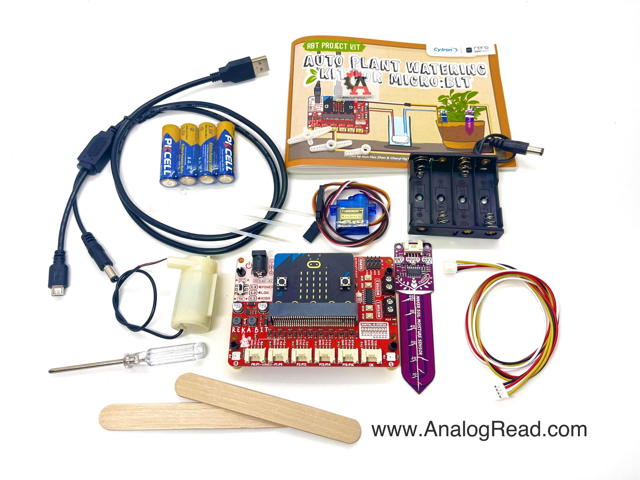 ชุดรดน้ำต้นไม้อัตโนมัติ Auto Plant Watering Kit for Micro:bit