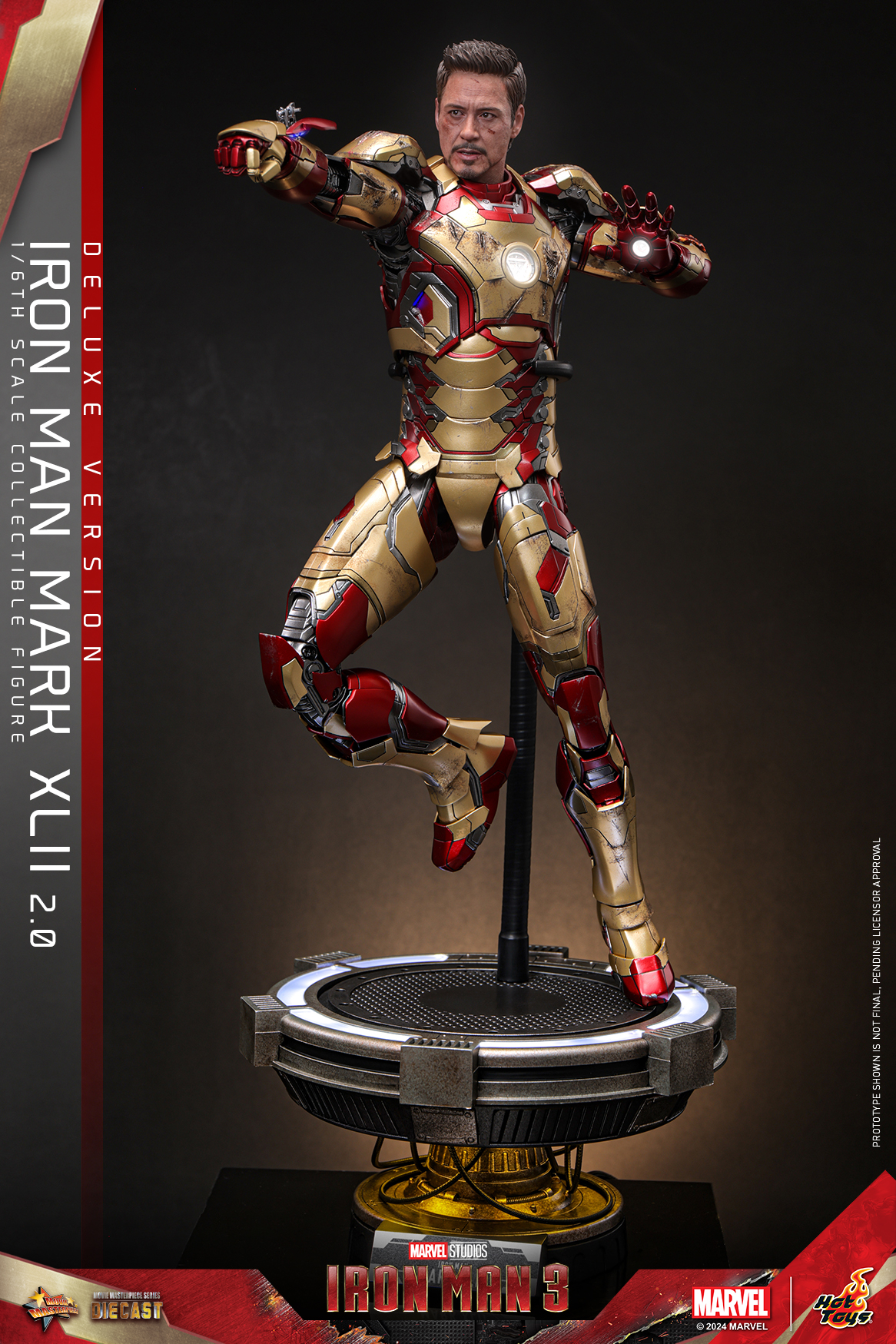 Hot Toys MMS759D66B Iron Man 3 - Iron Man Mark XLII (2.0) (Deluxe Version) (Special Edition)