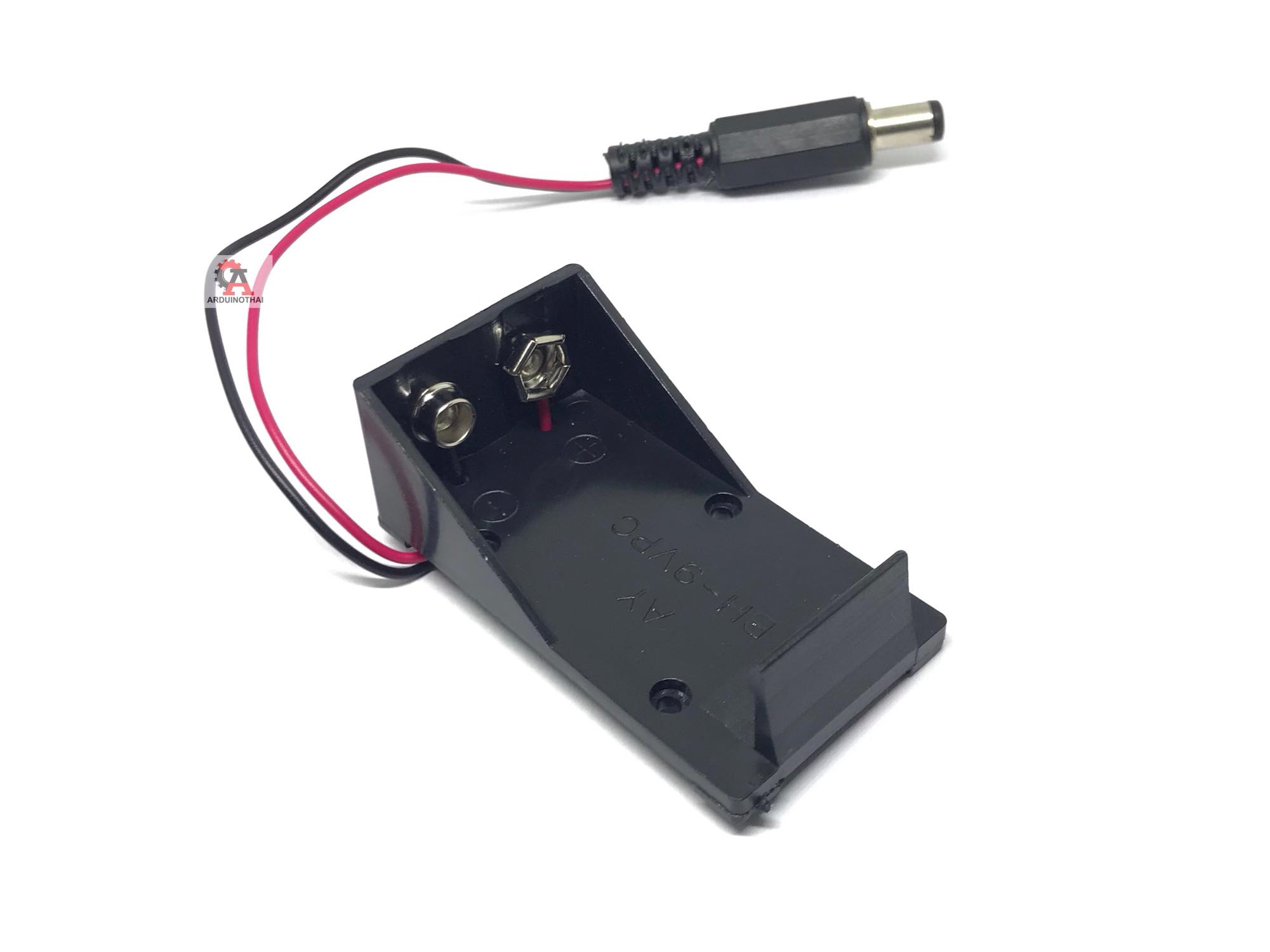 รางถ่าน9V พร้อมแจ็ค Battery Holder 9V