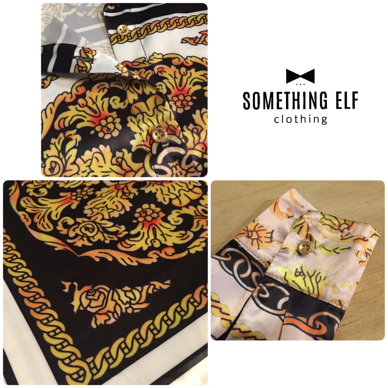 เดรสเชิ้ตแขนยาว Givenchy เนื้อผ้าดี ลื่นมันเงา ลายชัด หน้าสั้นหลังยาว