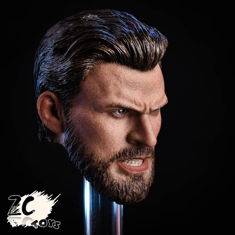 ZCToys ZC-T07 Bearded Beauty team headsculpt (Angry version)