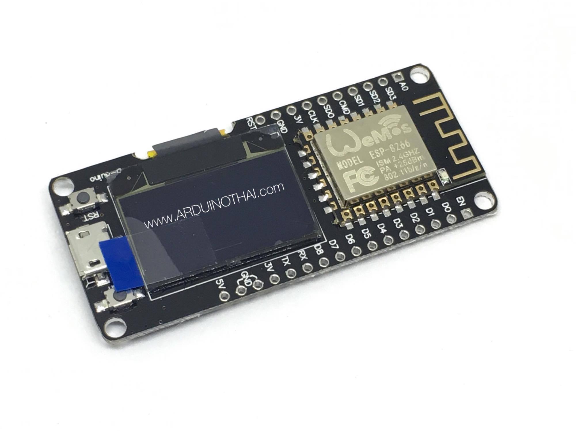 NodeMCU ESP8266 + 0.96 Inch OLED Board