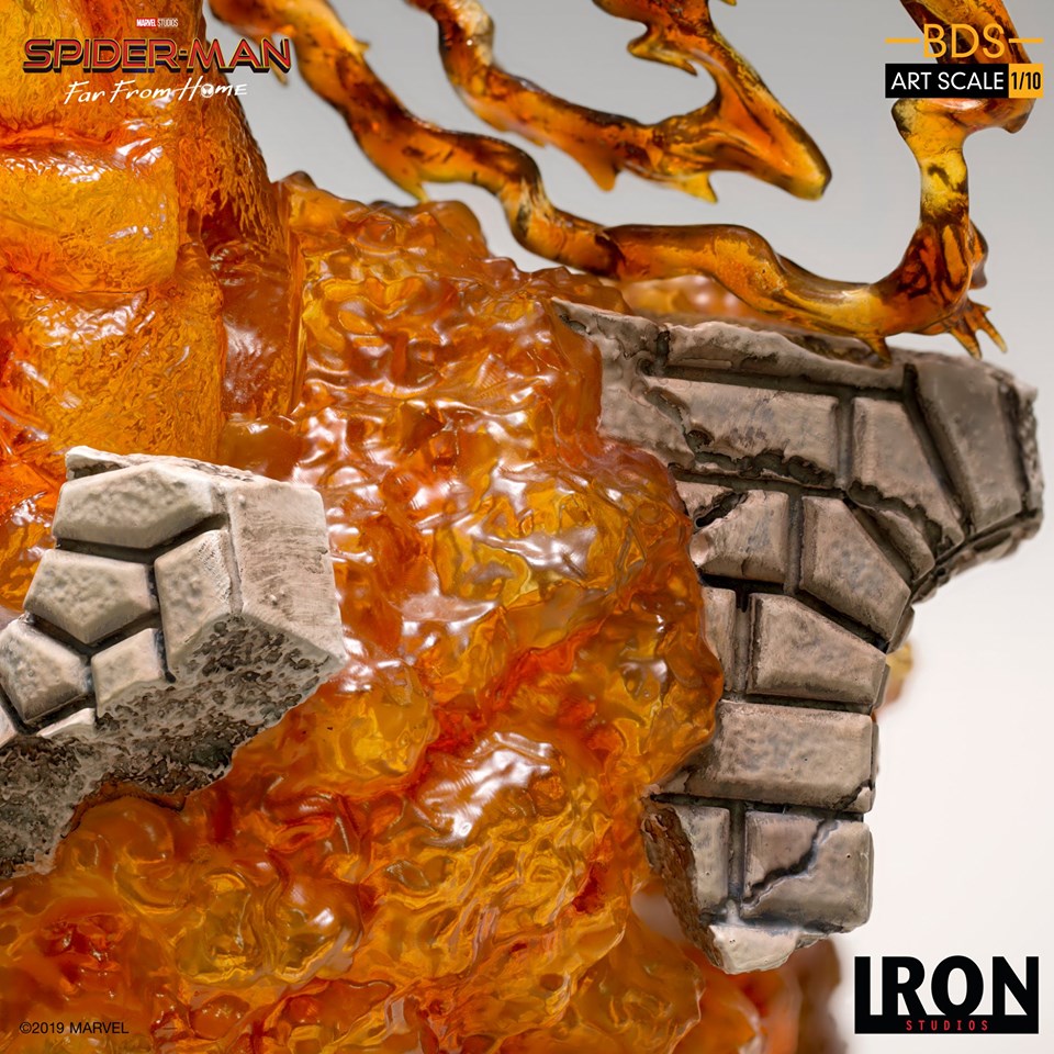 Iron Studios BDS Art Scale 1/10 Spider-Man: Far From Home - Molten-Man