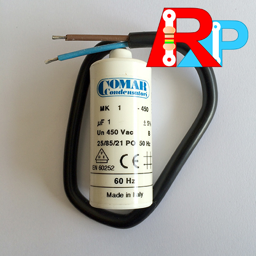 1 uF (MFD) ทรงกระบอก