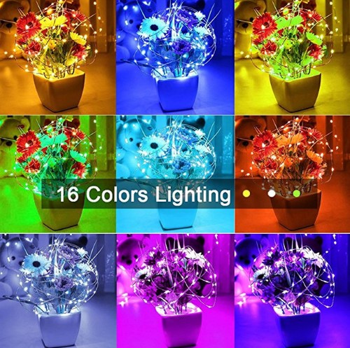 ไฟเส้น Led 5 เมตร ใส่ถ่านAA มีไฟกระพริบปรับได้ 16 แบบ