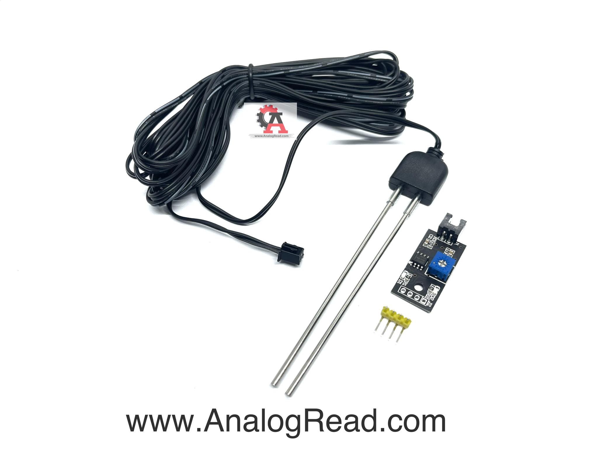 Soil Moisture Sensor เซ็นเซอร์วัดความชื้นในดิน(สายยาว5เมตร)