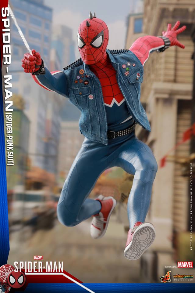 Hot Toys VGM32 MARVEL'S SPIDER-MAN - SPIDER-MAN (SPIDER-PUNK SUIT)