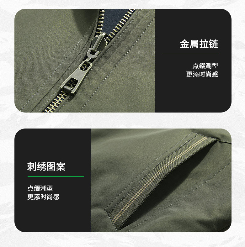 พร้อมส่ง เสื้อแจ็คเก็ต สีกากี ใส่ได้ 2 ด้าน ผ้าร่มใส่สบาย แจ็ตเก็ตผู้ชาย