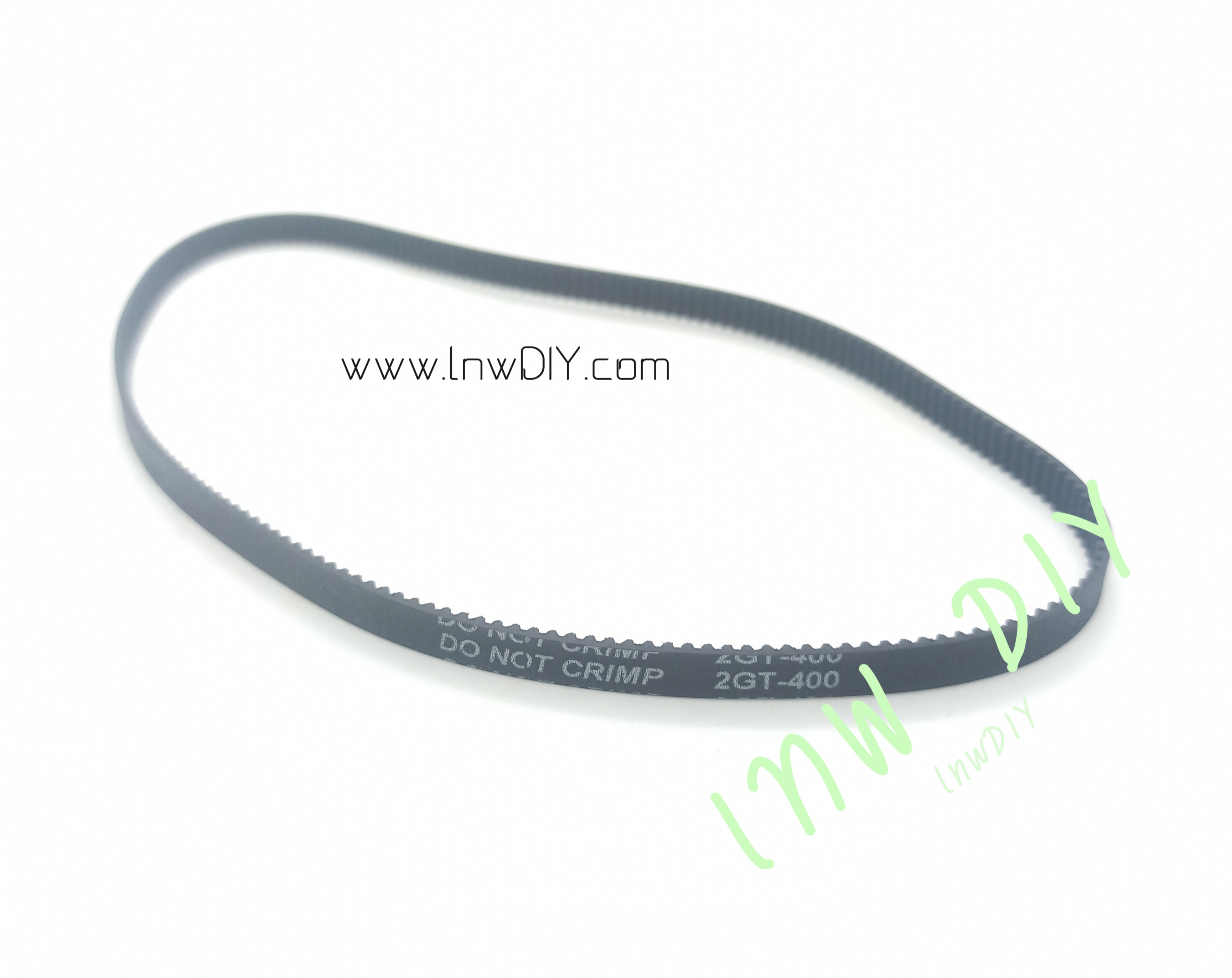 สายพาน 2 GT กว้าง 6 mm. ความยาวเส้นรอบวง 400 mm.